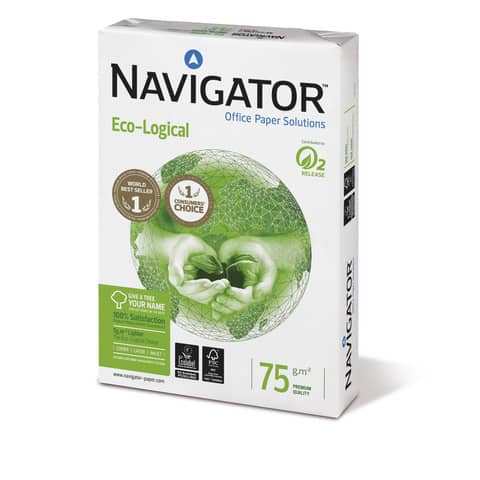 Carta per fotocopie A3 Navigator Ecological 75 g/m² Risma da 500 fogli NEC0750137